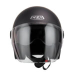 Casco NZI Ville – Negro Mate delantero