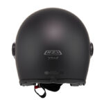 Casco NZI Ville – Negro Mate trasero trasero