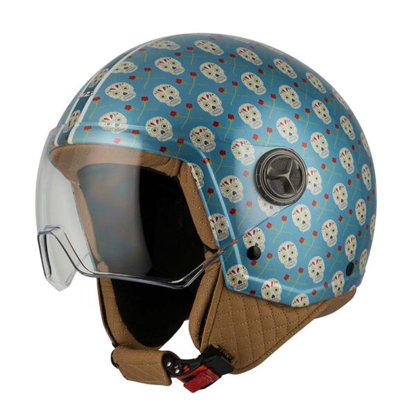 Casco NZI Zeta 2 – Flor Blue
