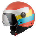 Casco NZI Zeta 2 – Bandi Coral&Turquoise