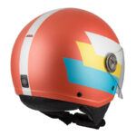 Casco NZI Zeta 2 – Bandi Coral&Turquoise