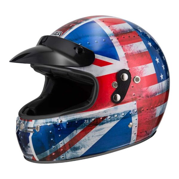 Casco Integral Modelo Flat Track 2