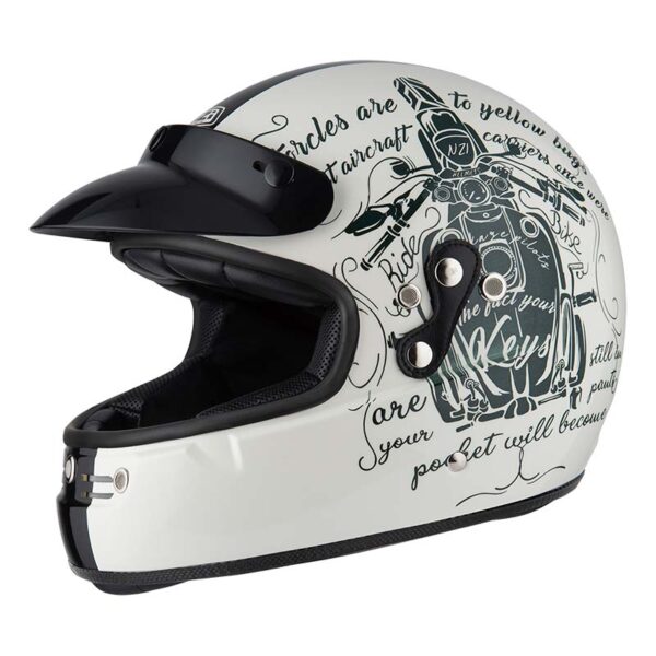 Casco Integral Modelo Flat Track 2