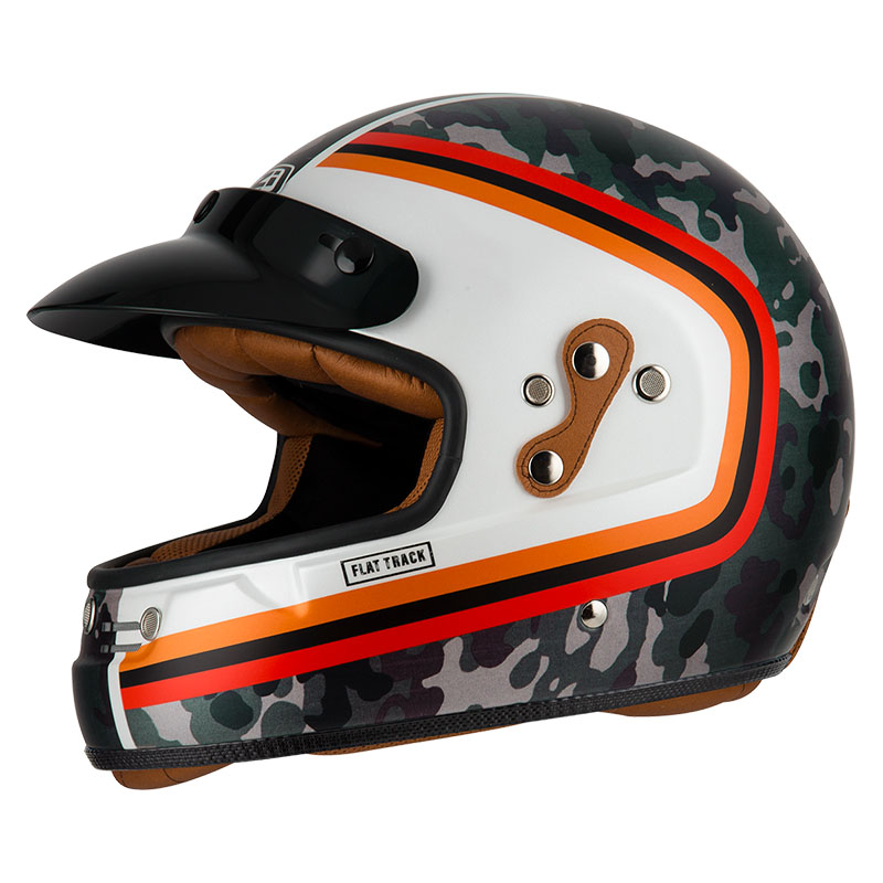 Casco Integral Modelo Flat Track 2