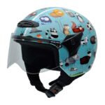 Casco NZI Jet Single JR Animals