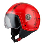 Casco NZI Jet Zeta 2 – Sprint Fluo Red