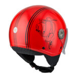 Casco NZI Jet Zeta 2 – Sprint Fluo Red