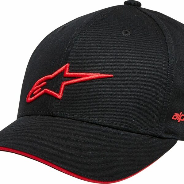 GORRA ROSTRUM NEGRO/ROJO