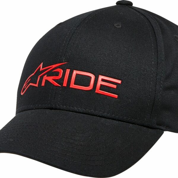 GORRA RIDE3 NEGRO/ROJO