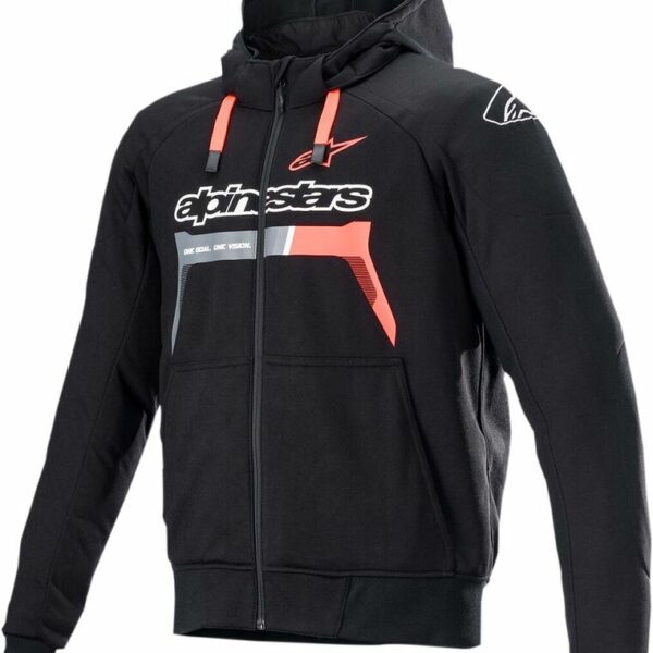 SUDADERA ALPINESTARS CHROME NEGRO ROJO