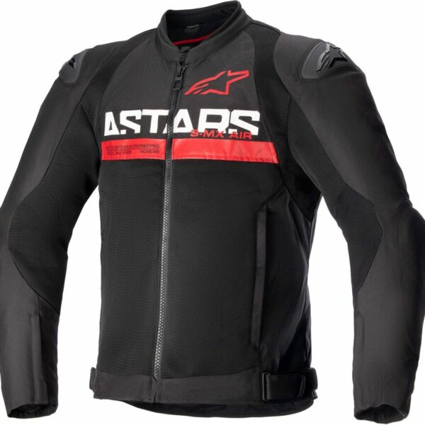CHAQUETA ALPINESTARS SMX AIR NEGRO ROJO