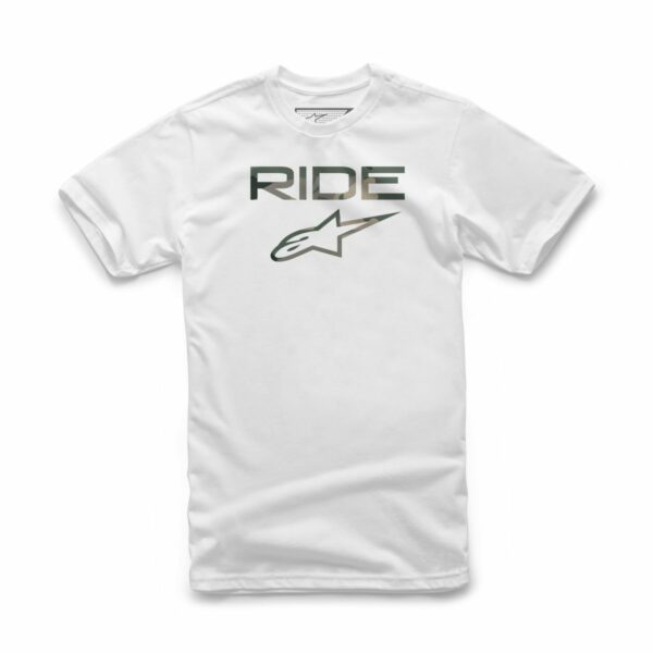 CAMISETA RIDE 2.0 CAMO BLANCO