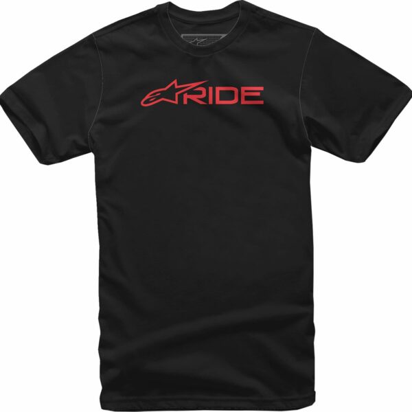 CAMISETA RIDE3 NEGRO/ROJO