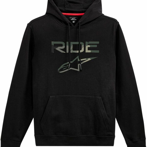 SUDADERA RIDE CAMO NEGRO