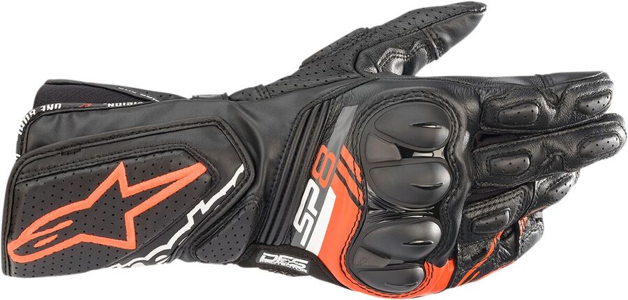 GUANTES ALPINESTARS SP-8 V3 NEGRO NARANJA