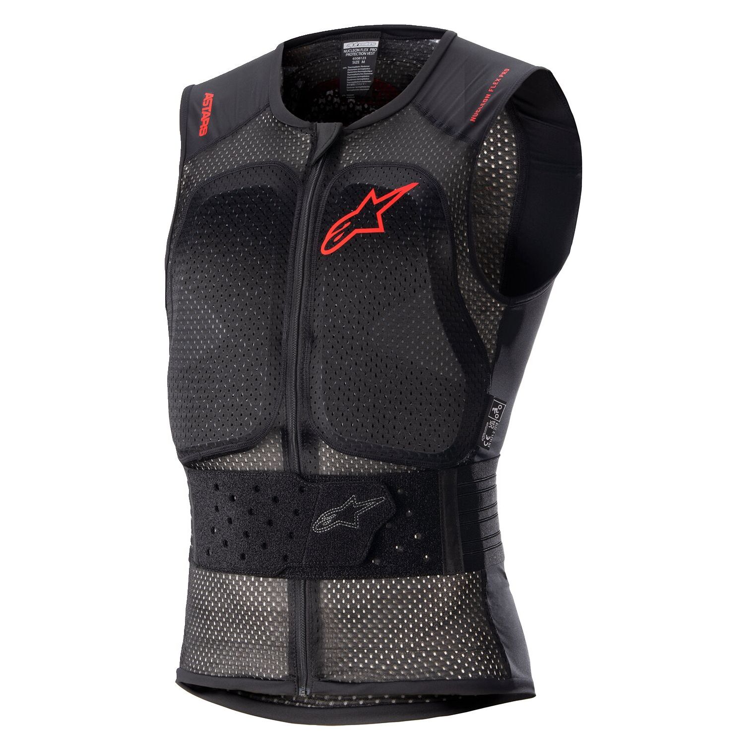 CHALECO DE PROTECCIÓN ALPINESTARS NUCLEON FLX PRO NEGRO ROJO CHALECO DE PROTECCIÓN ALPINESTARS NUCLEON FLX PRO NEGRO ROJO