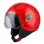 Casco NZI Jet Zeta 2 – Sprint Fluo Red