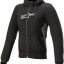 CHAQUETA ALPINESTARS HOOD 4W SPORT NEGRO MUJER