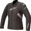 CHAQUETA ALPINESTARS 4W T-GP+R V3 NEGRO FUCSIA MUJER