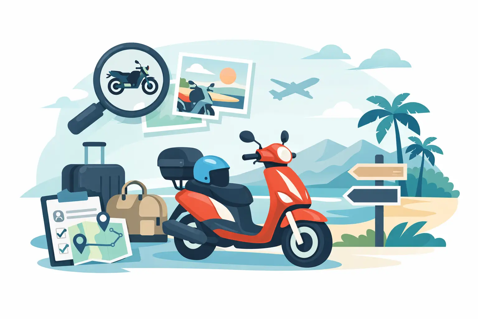 Moto de alquiler para vacaciones: cómo elegir