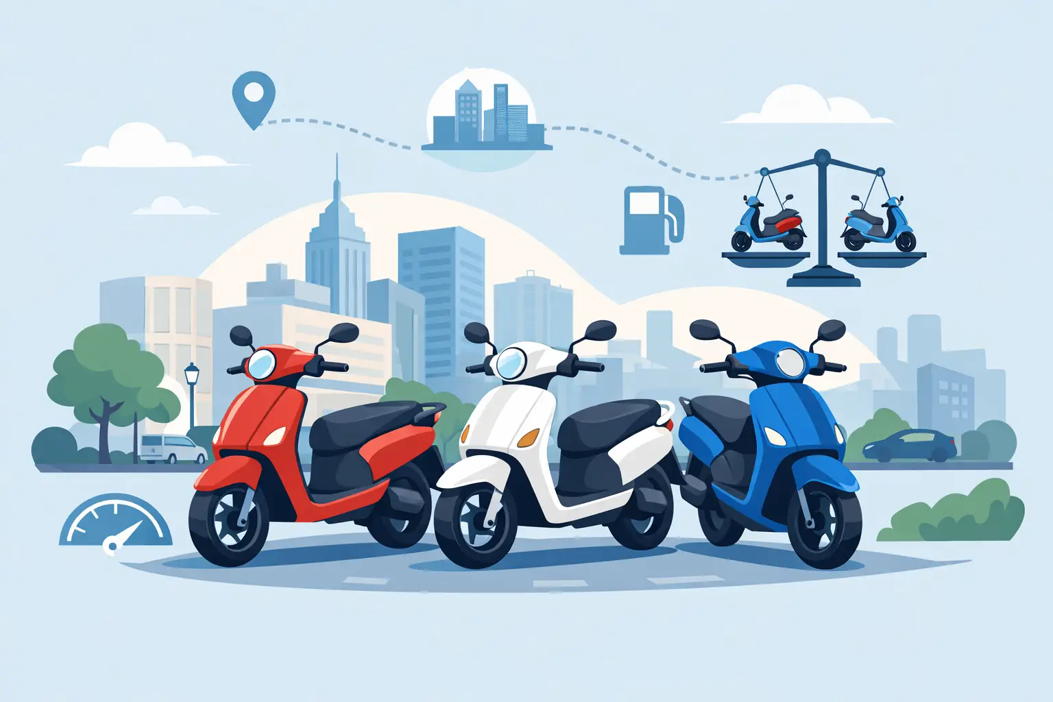 Scooter 50cc para ciudad: cuál te conviene