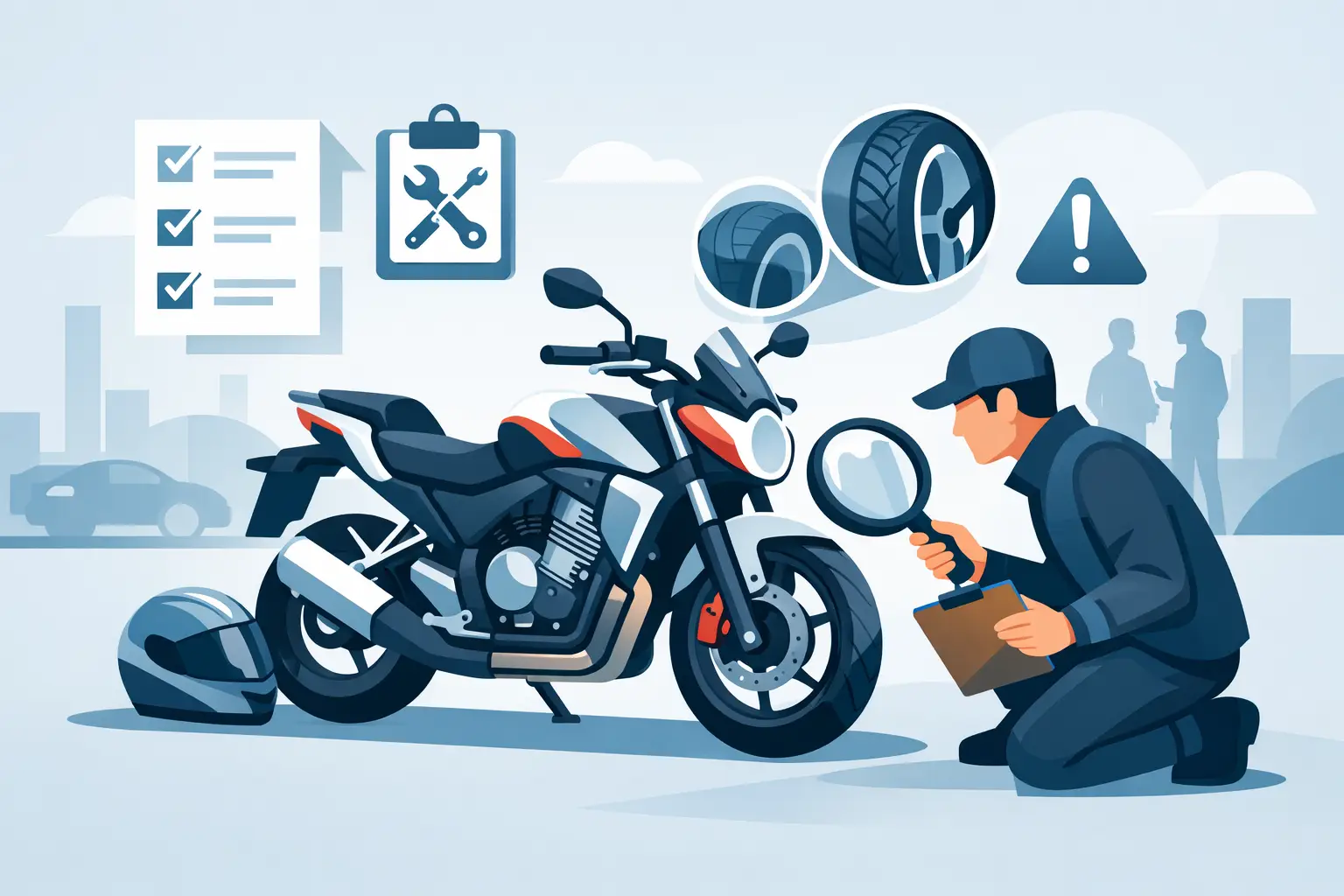 Revisión precompra de moto usada: qué mirar