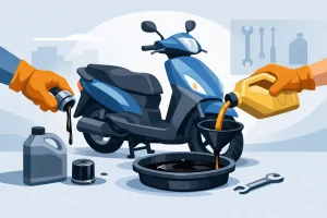 Cambiar aceite moto scooter sin errores