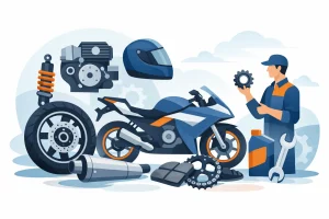 Recambios originales para moto: cuándo compensan