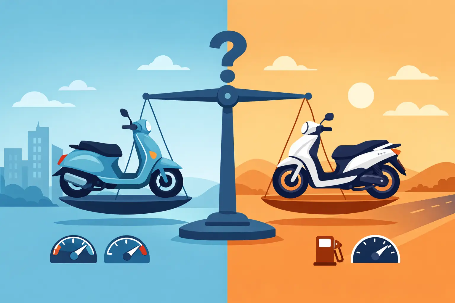 Scooter 50 o 125: cuál te conviene más