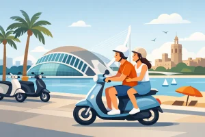 Alquiler scooter para turistas en Valencia