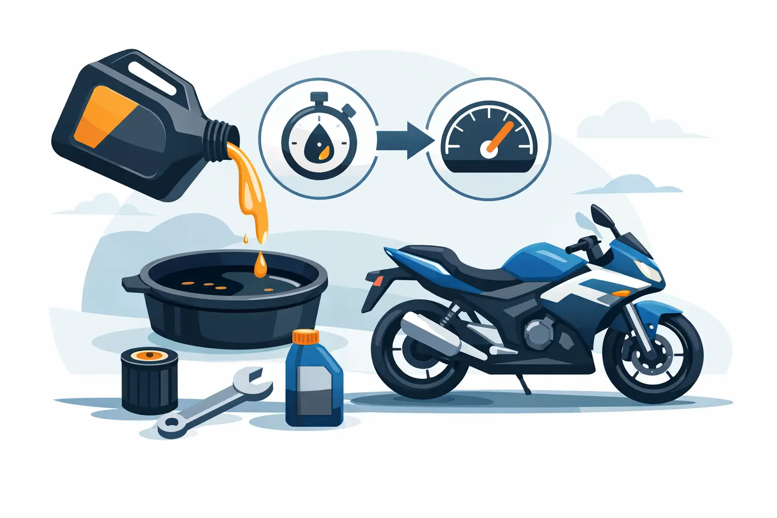 Cuándo cambiar aceite moto sin equivocarte