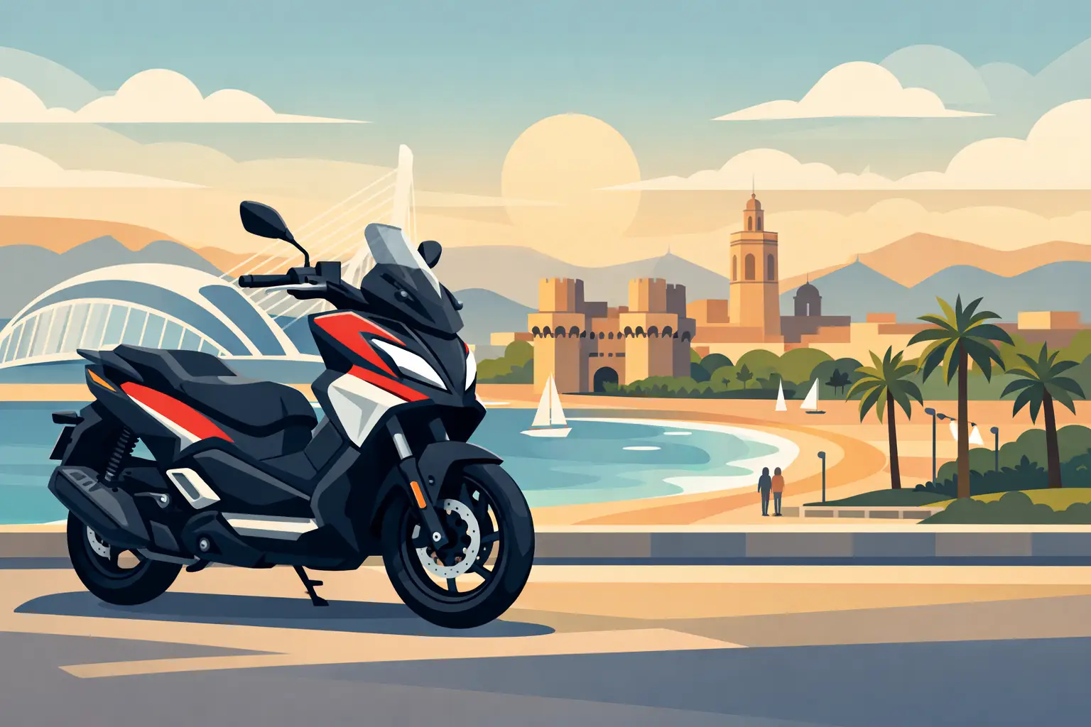Review Aprilia SR GT: ¿merece la pena en Valencia?