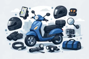 10 accesorios imprescindibles para scooter