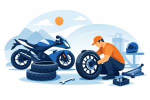 Cuándo cambiar neumáticos moto sin arriesgarte