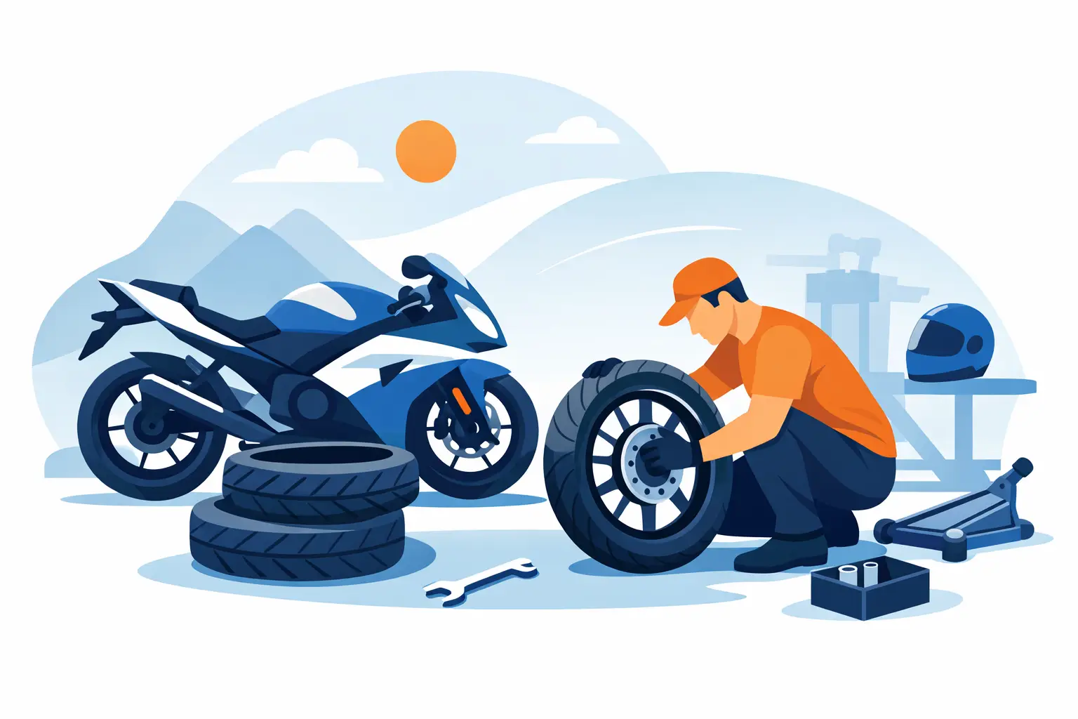Cuándo cambiar neumáticos moto sin arriesgarte