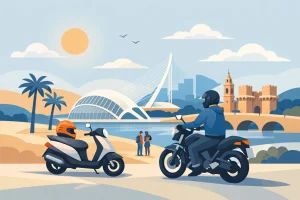 Guía alquiler moto fin de semana en Valencia