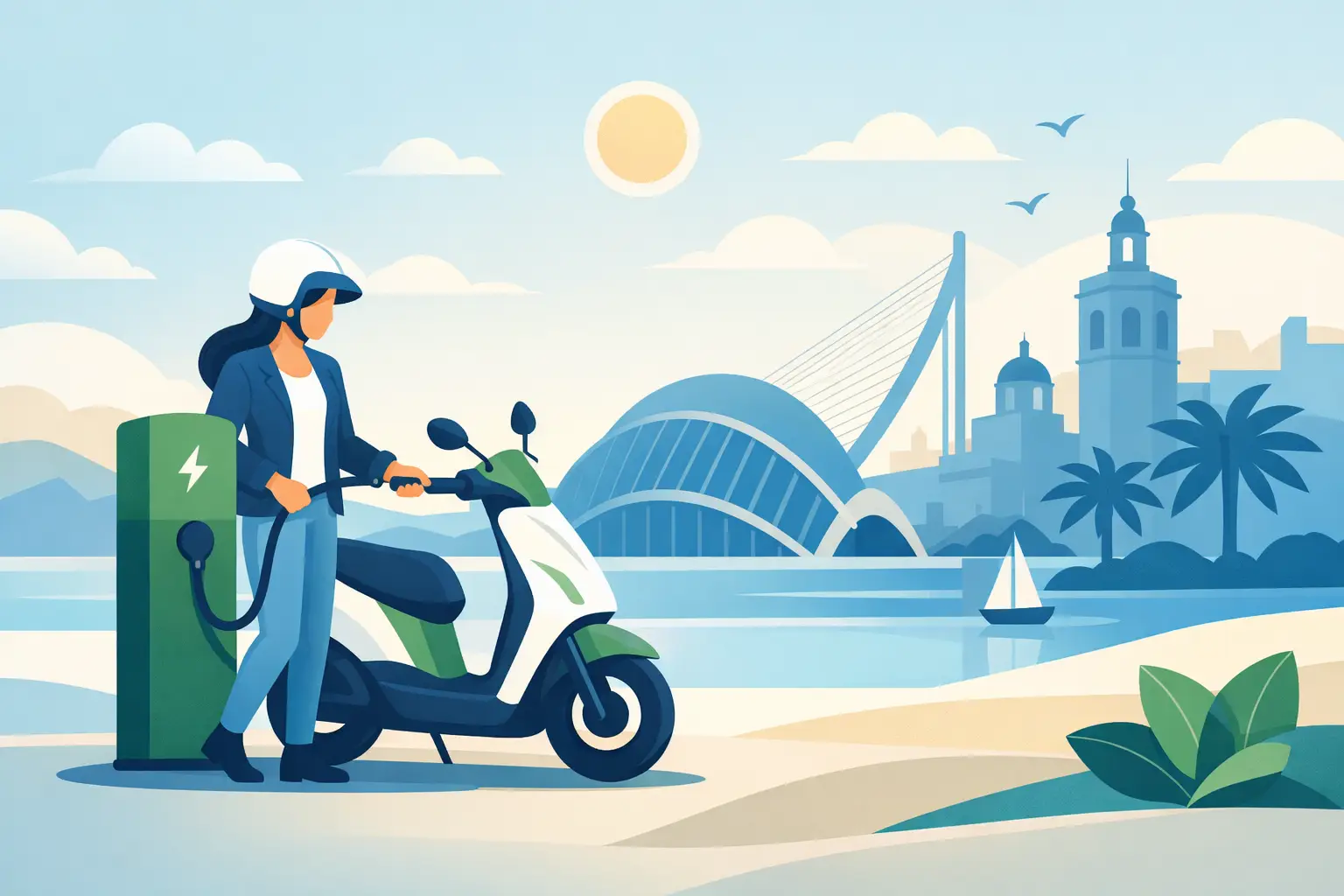 Nuevas ayudas para motos eléctricas en Valencia