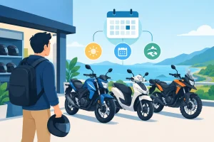 Alquiler diario semanal de motos según tu plan