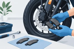 Cómo cambiar las pastillas de freno de moto