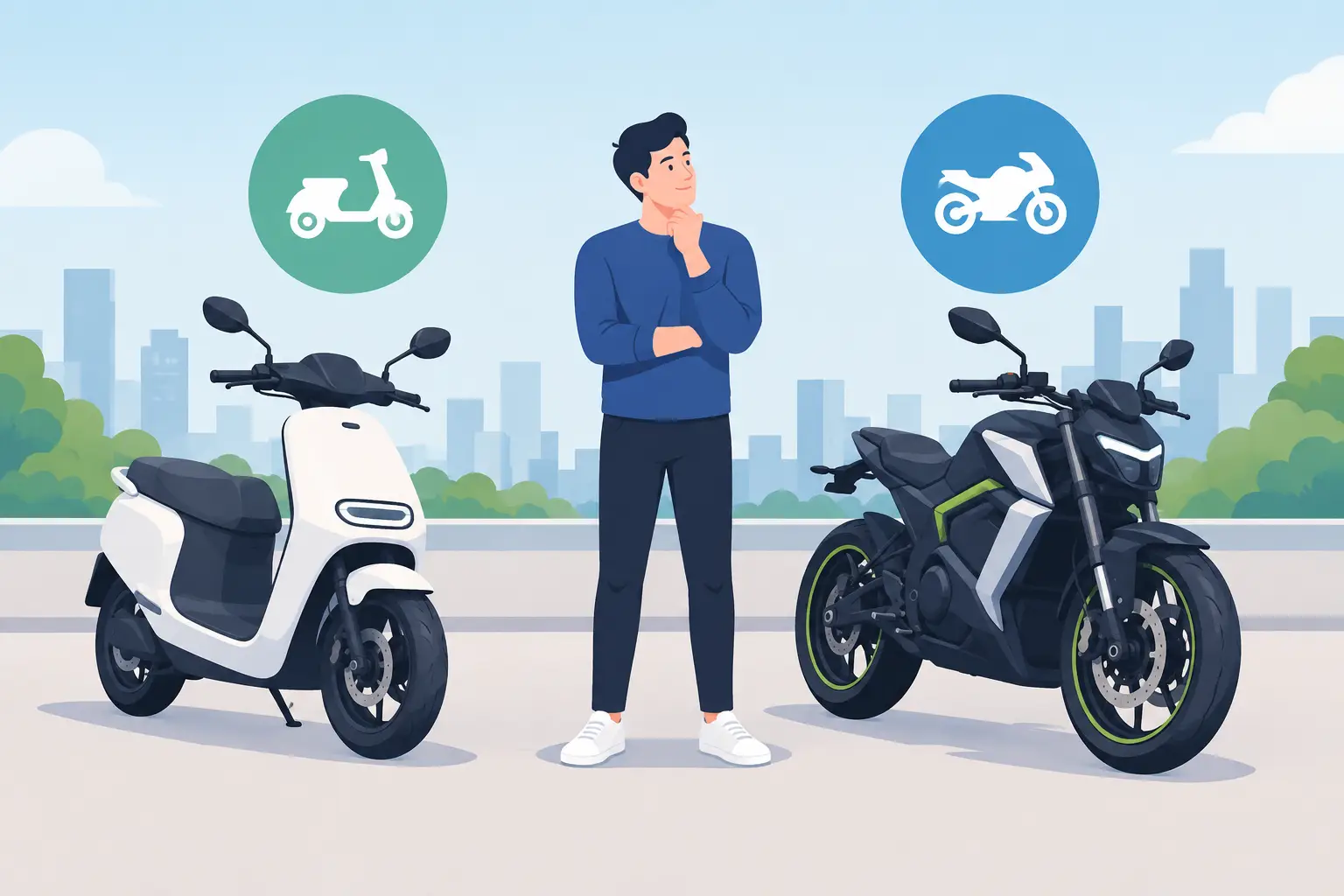 Scooter o moto eléctrica: cuál te conviene